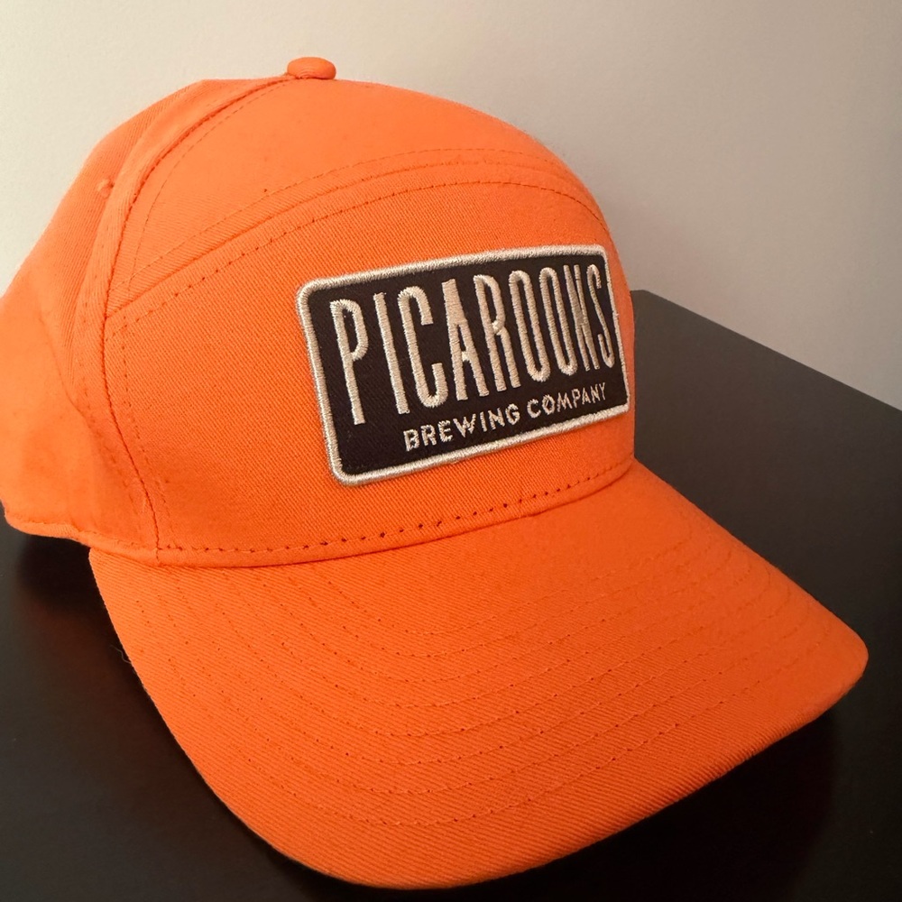 Picaroon’s Brewing Company Orange Snapback Hat Adjustable Cap